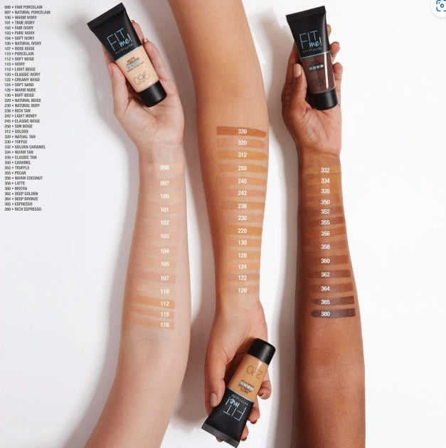 Maybelline Fit Me Matte & Poreless Liquid Foundation - 30ml