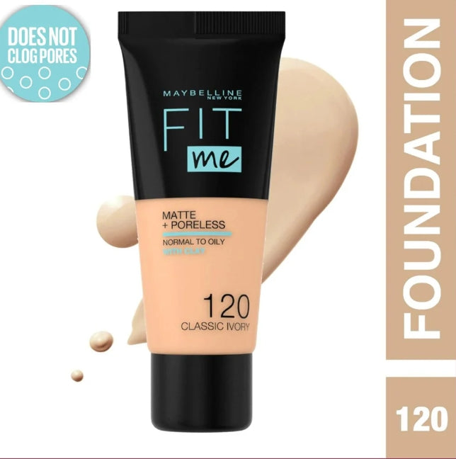 Maybelline Fit Me Matte & Poreless Liquid Foundation - 30ml