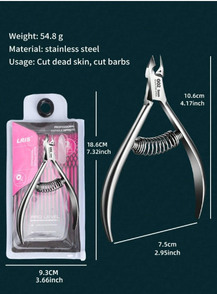 LRIS Professional Stainless Steel Nail Cuticle Clipper