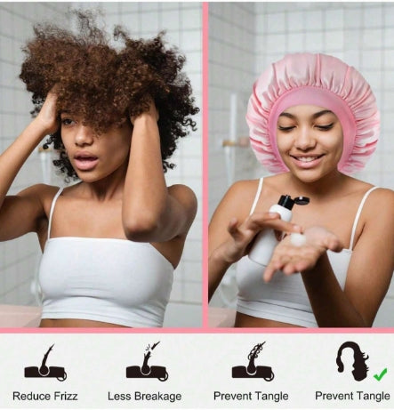 1pc Hair Jumbo Size Satin Bonnet