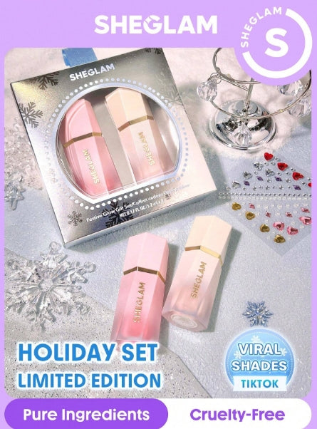 SHEGLAM Festive Glow Gift Set (Limited Edition)