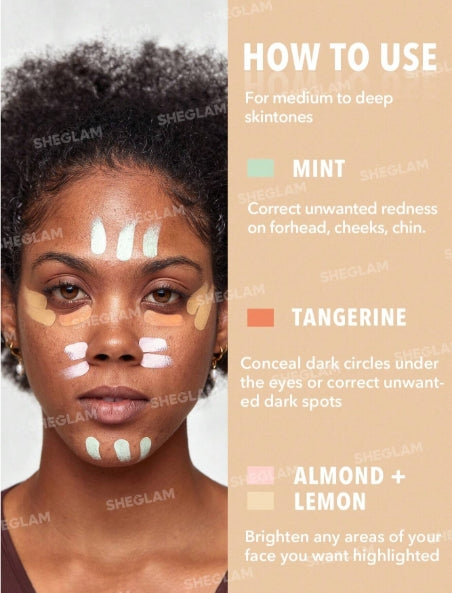SHEGLAM multi-fix concealer & corrector palette