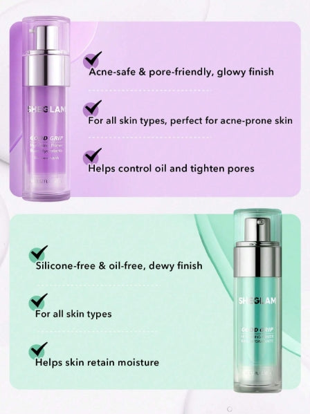 SHEGLAM Hydrating Primer - Blueberry+AHA