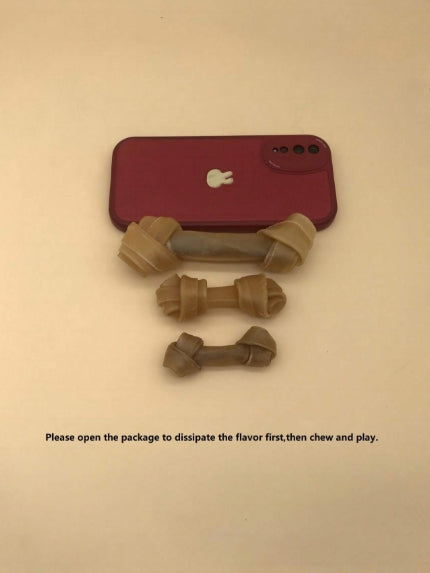 Pet Chewing Toy Bone Shape 3 Pieces