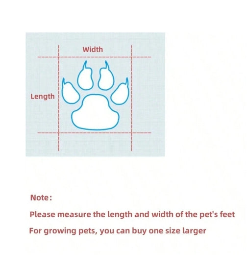 4pcs Black Pet Waterproof Anti-Slip Boots -- SIZE LARGE