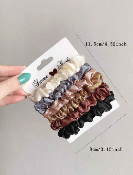 6pcs Hair Ties