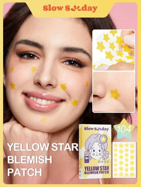 SLOWSUNDAY™ Yellow Star Blemish Patch - 104pcs
