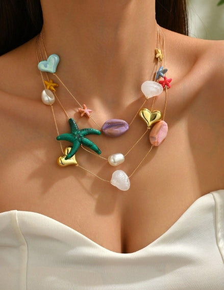 1pc Summer Multi-layer Necklace