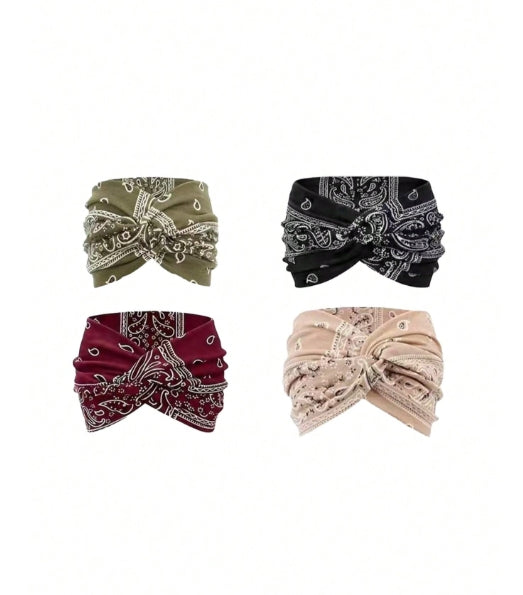 Paisley Bandana Twist Headband
