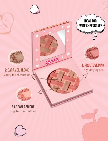 MISSLYN Cutie Pie Trio Bronzing Blush - 2F Half Baked 8g