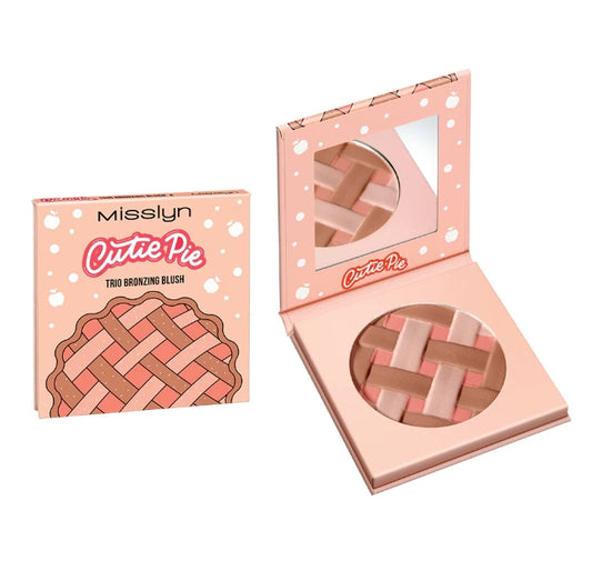 MISSLYN Cutie Pie Trio Bronzing Blush - Ready To Crumble 4F 8g