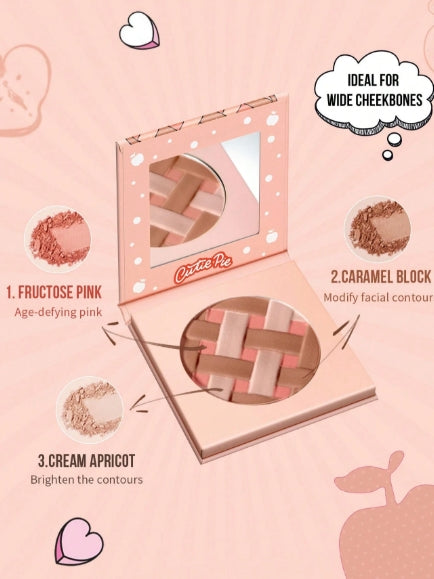 MISSLYN Cutie Pie Trio Bronzing Blush - Ready To Crumble 4F 8g