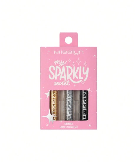 MISSLYN My Sparkly Secret Shimmer Liquid Eyeliner Set - 3pcs
