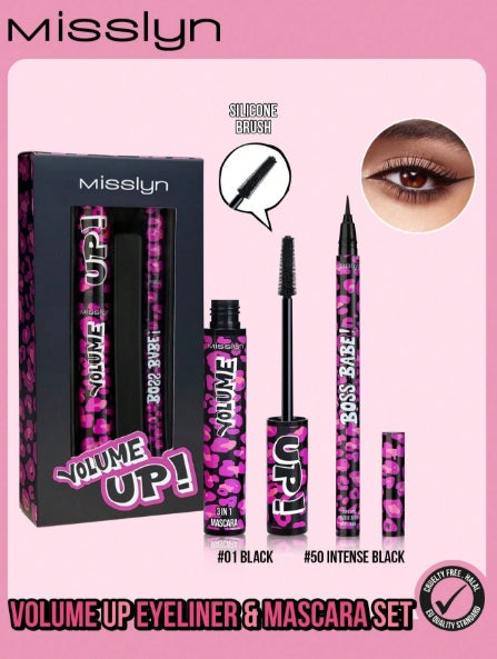 MISSLYN Boss Babe ! Volume Up Eyeliner & Mascara Set