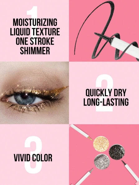 MISSLYN My Sparkly Secret Shimmer Liquid Eyeliner Set - 3pcs