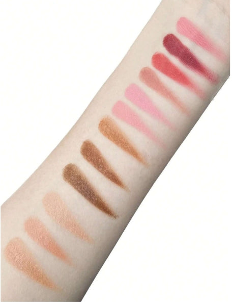 12 colors cream makeup palette