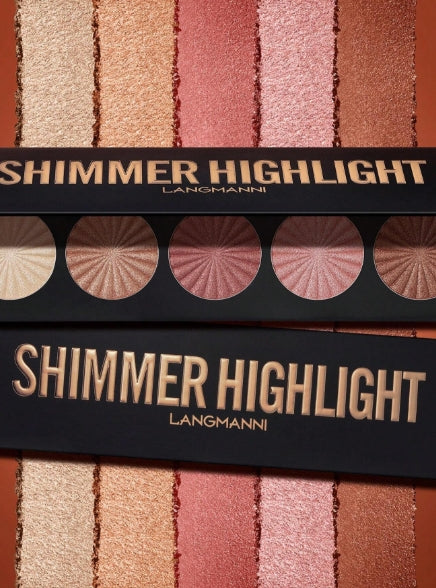 5 Colors Long lasting powder palette