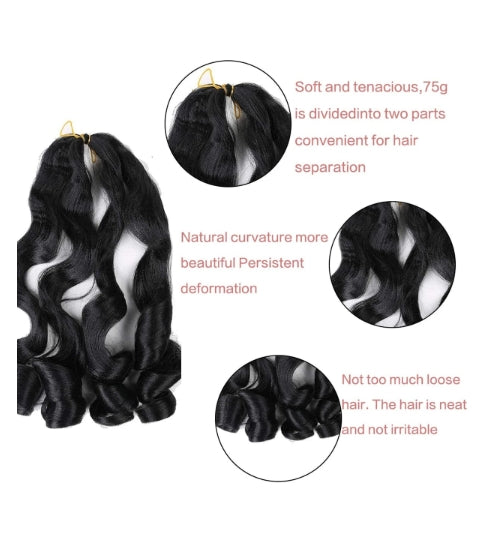 French Curly Braiding Hair