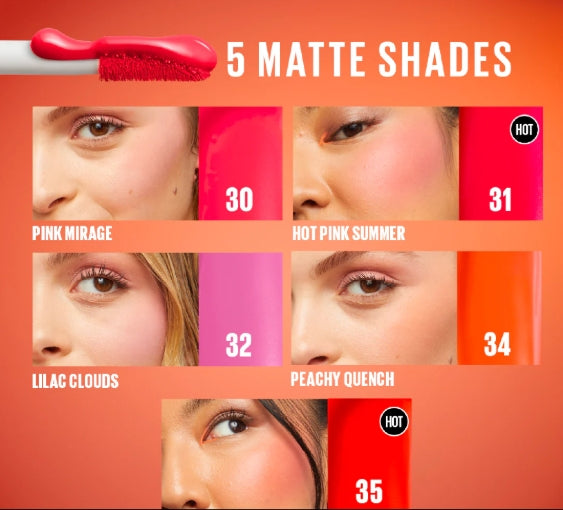Maybelline Sunkisser 12H Longwear Multi-use Matte Liquid Blush 4.7ml