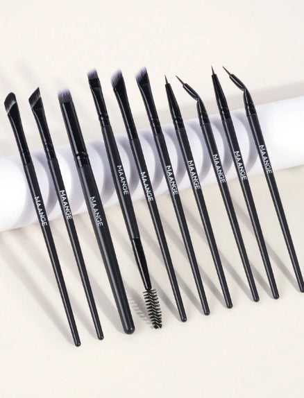 MAANGE 10pcs Small Makeup Brushes