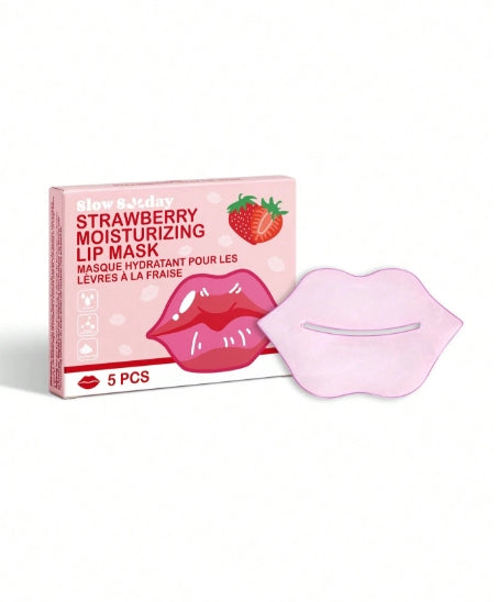SLOWSUNDAY™ Strawberry Moisturizing Lip Mask 5pcs