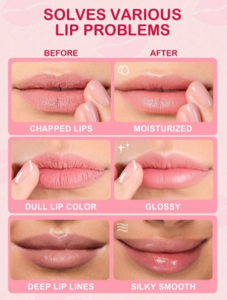 SLOWSUNDAY™ Strawberry Moisturizing Lip Mask 5pcs