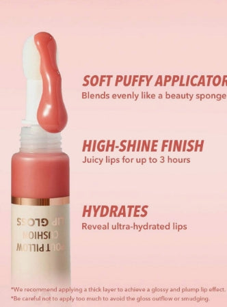SHEGLAM Lip Gloss Moisturizing Liquid Lipstick High Shine Finish Sponge Tip Applicator