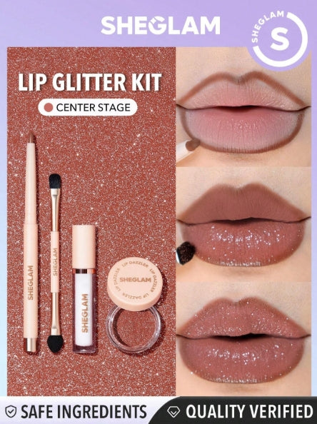 SHEGLAM Lip Dazzler Glitter Kit