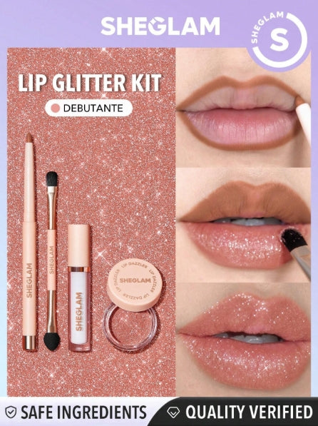 SHEGLAM Lip Dazzler Glitter Kit