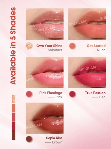 SHEGLAM Booster Shine Plumping Lip Gloss