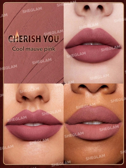 SHEGLAM Lasting Matte Lipstick-Cherish You