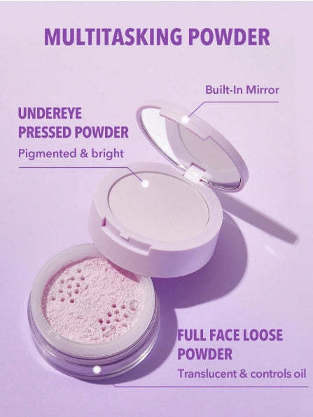 SHEGLAM Insta-Ready Face Under Eye Setting Powder Duo-Taro