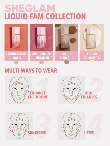 SHEGLAM Liquid Blush Matte Finish