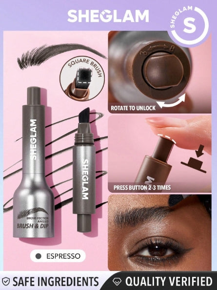 SHEGLAM Angled Brush & Dip Eyebrow Gel Pen