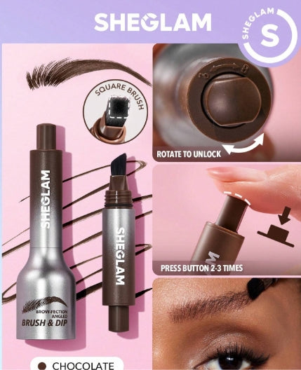SHEGLAM Angled Brush & Dip Eyebrow Gel Pen