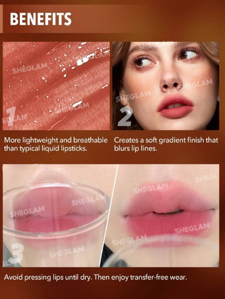 SHEGLAM Waterproof Liquid Lipstick Matte
