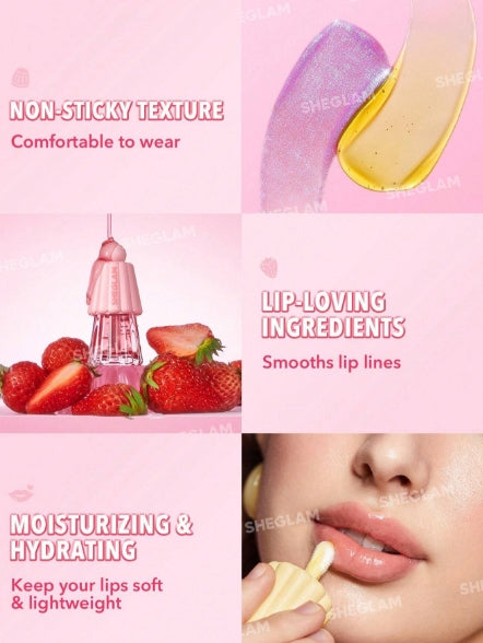 SHEGLAM Jelly Wow Hydrating Lip Oil 5g