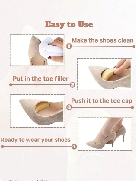 2PCS Women's Forefoot Foam Insoles