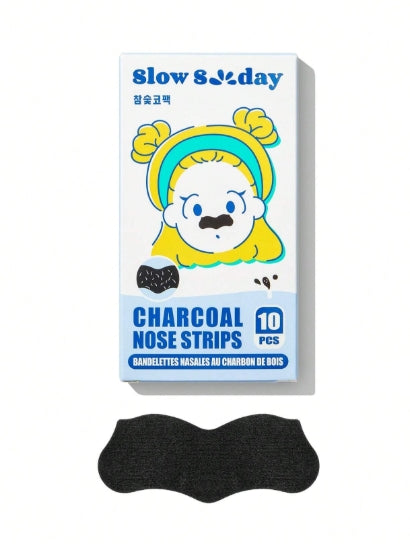 Slow Sunday 10pcs Charcoal Nose Strips