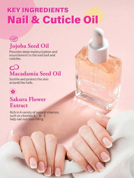 Cherry Blossom Double-Layer Cuticle Oil - 15ml