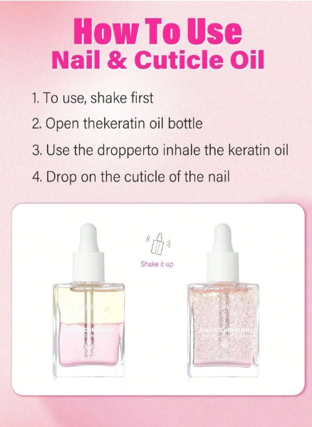 Cherry Blossom Double-Layer Cuticle Oil - 15ml