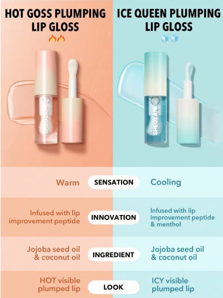 SHEGLAM Plump Addict Hot & Cold Gloss Duo