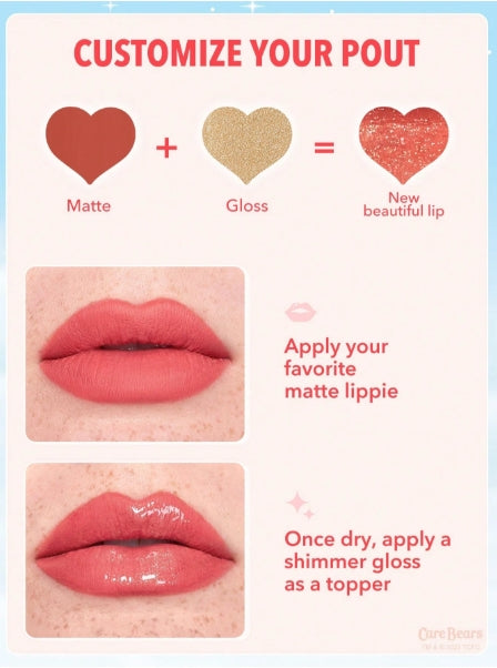 Care Bears X SHEGLAM 3 Pcs Matte Liquid Lipstick Set