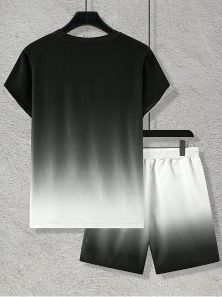 Manfinity Men's Black Short Set-SIZE SMALL