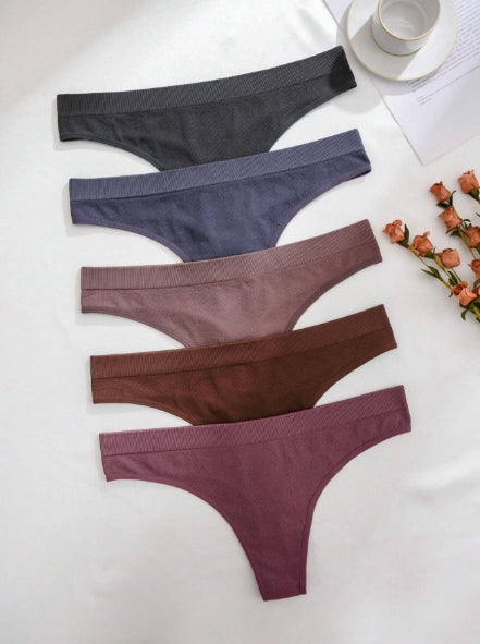 5pcs/set Comfortable seamless set-SIZE 0XL