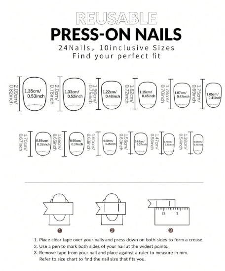 Surprise Gift Box |1 Long Almonds Press-On Nail Set