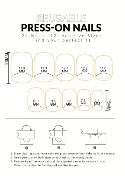 Surprise Gift Box | 1 Square Press-On Nail Set
