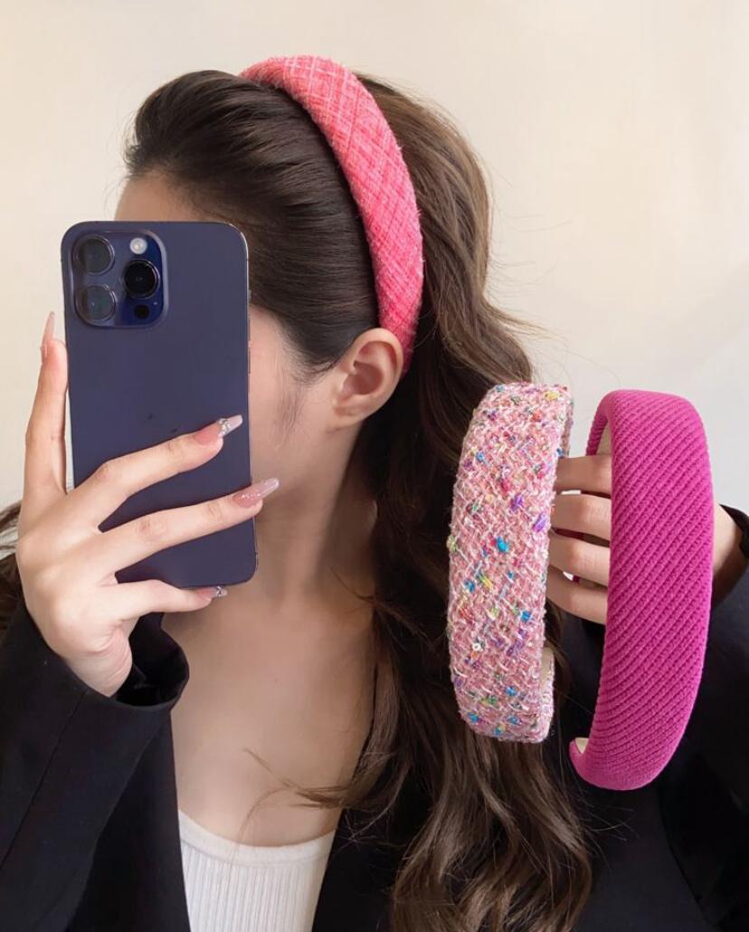 1 PC Random Color Cloth Covered Korean Style Headbands
