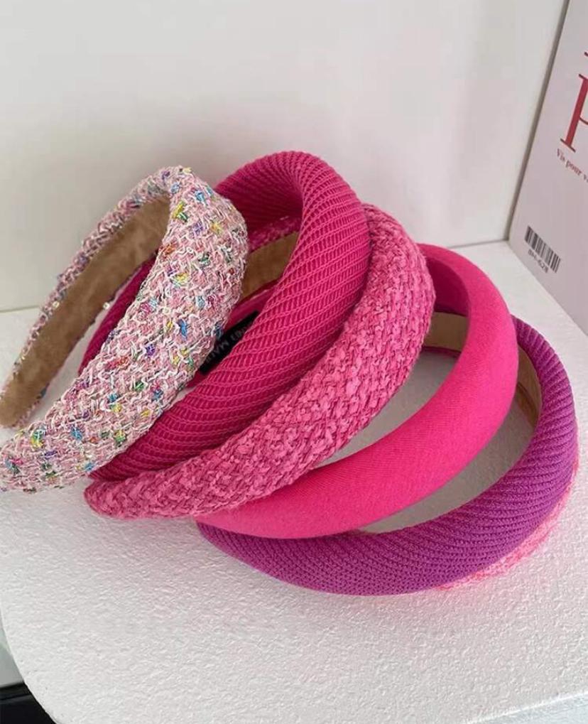 1 PC Random Color Cloth Covered Korean Style Headbands
