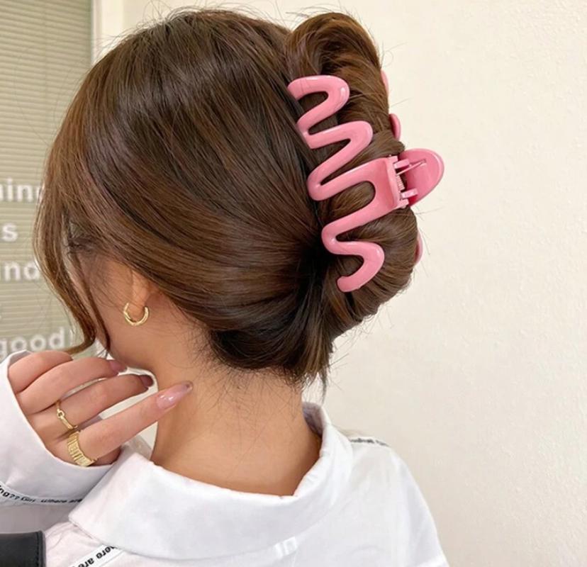 1 PC Random Matte Pastel Flower Hair Claws